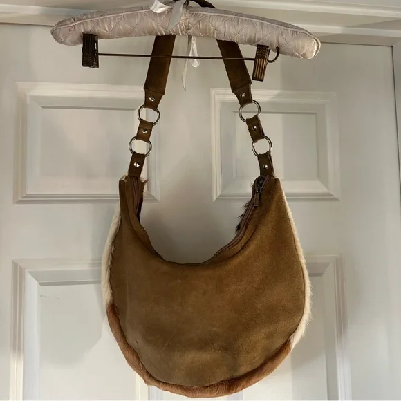 Vintage Christie Springbok (real hide) Shoulder Bag - Picture 3 of 10